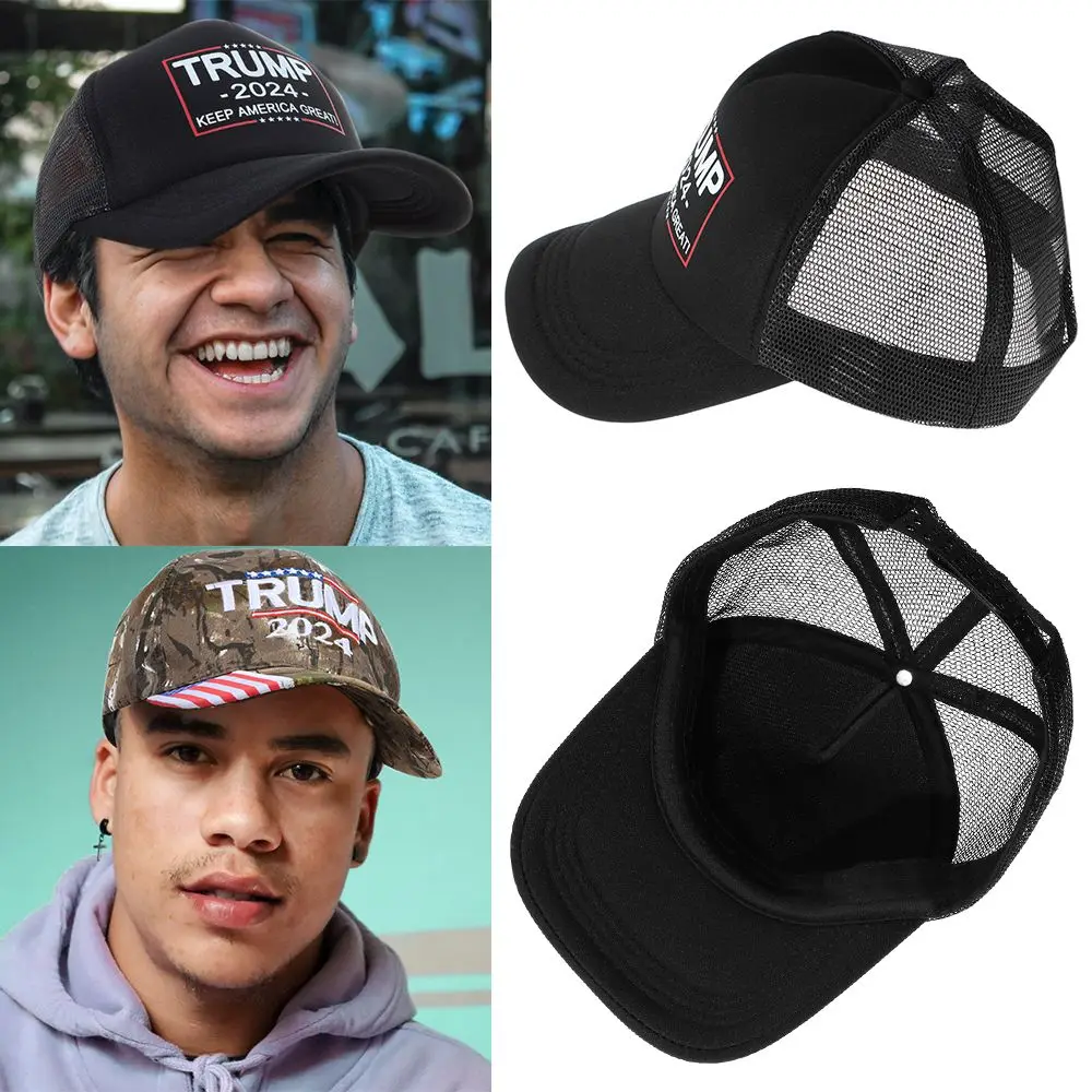 Black Trump 2024 Caps Sports Baseball Cap Trump Supporters Hat