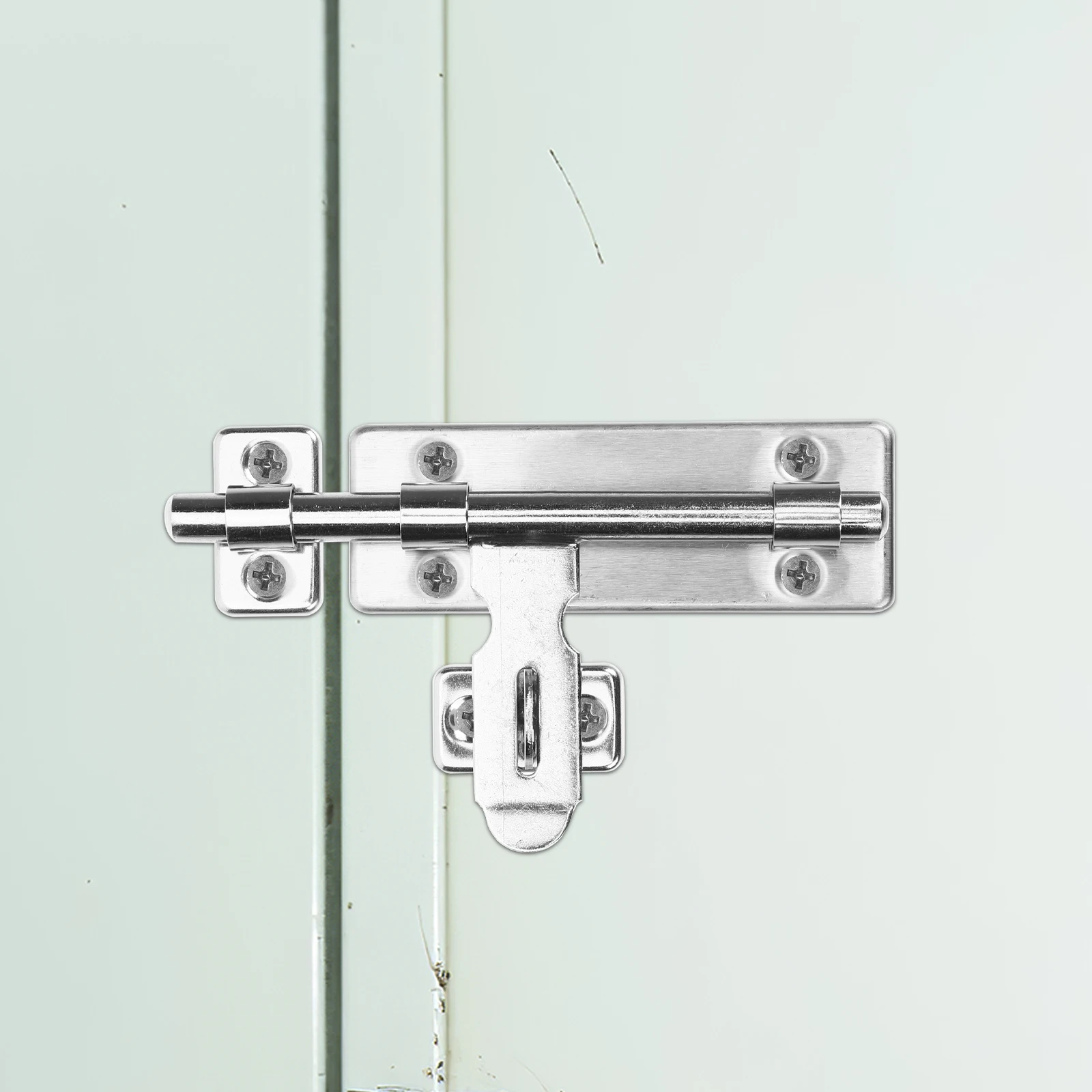

2pcs Sliding Lock Bolt Heavy Duty Latch Stainless Steel Bathroom Bedroom Locks Corrosion Resistant Screen Door Boltlatch Indoor