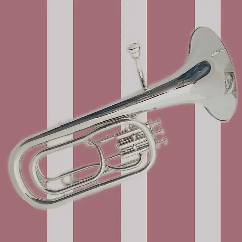 

Hot Selling Brass Instrument Three-Key Tenor Horn Balidon Tuba Balidon Nickel Silver Alloy Bb Key