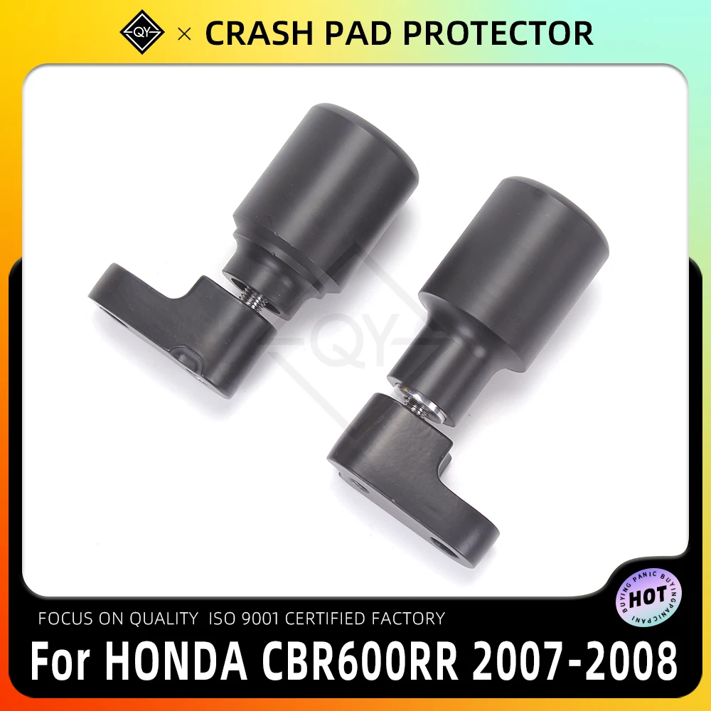 

LQYL мотоциклетные черные Углеродные Неразрезанные слайдеры рамы, защита от падения для Honda CBR600RR CBR 600RR 2007-2008 2007 2008