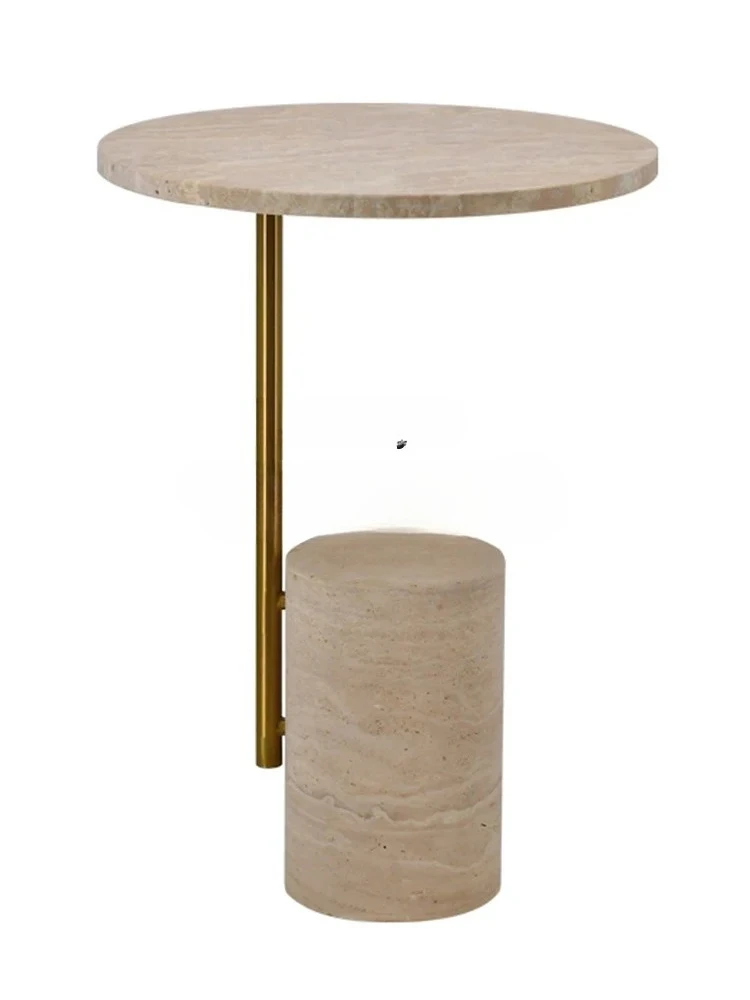 TuyaA15 Round Side Table Cave Stone Creative Sofa Side Table Bedroom Bedside Movable Small Coffee TableAlexa Google Assistant