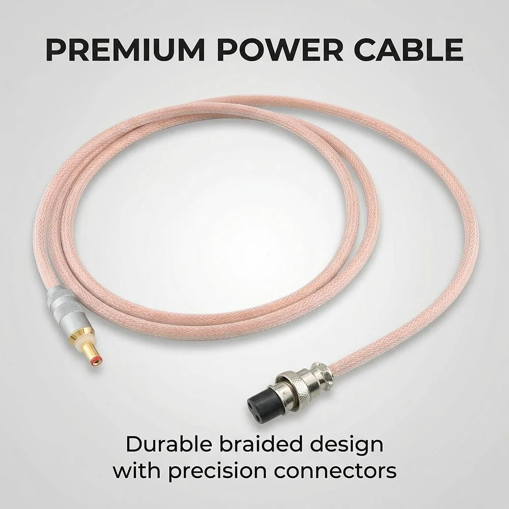 

Кабель Aouyade HIFI OCC Copper GX16-2P на 5.5мм 2.1мм / 2.5мм OCC DC для TeraDak