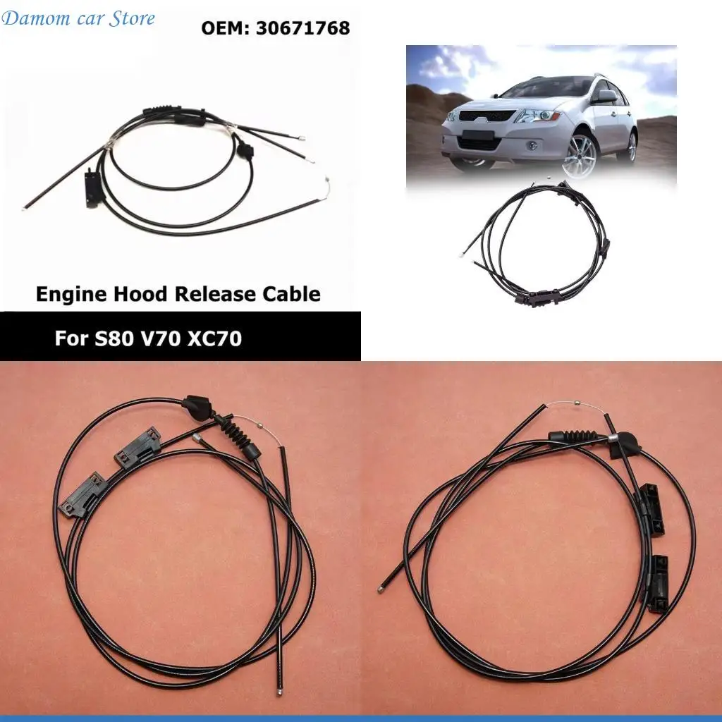 

A2UC Автоаксессуары, запасной трос для открывания капота, трос для открывания капота двигателя автомобиля, 30671768, запасная