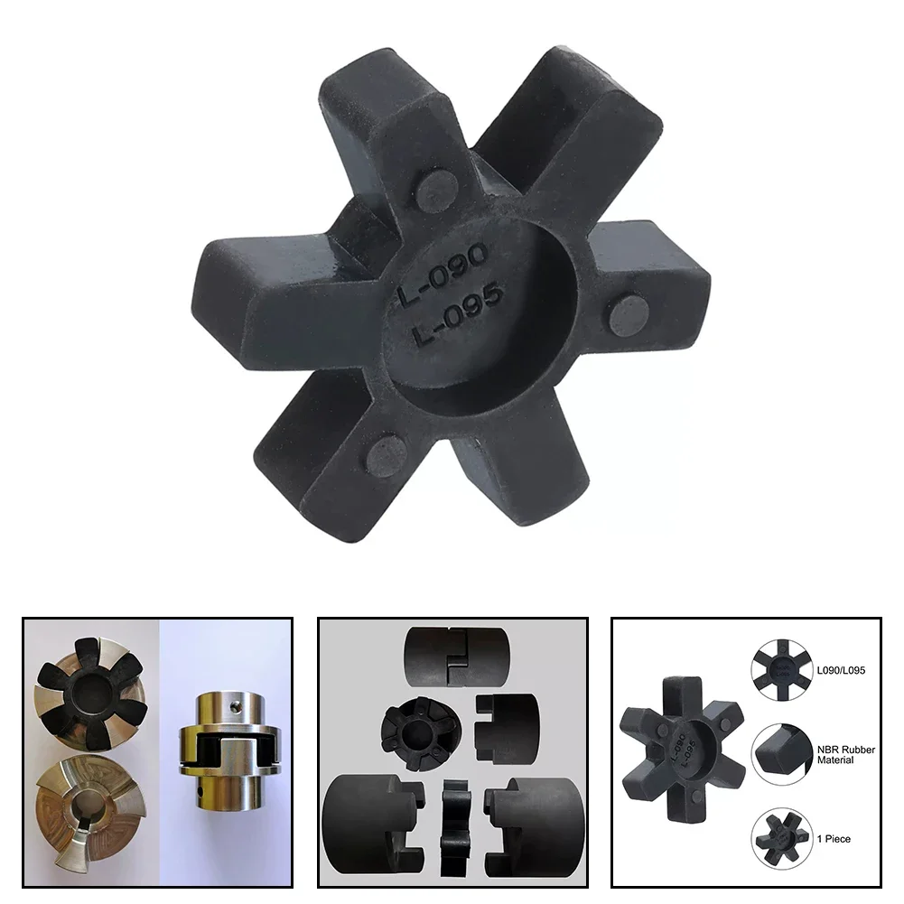 High Performance NBR Rubber Spider Insert for Lovejoy LJaw Coupling Efficient Power Transmission Smooth Rotation