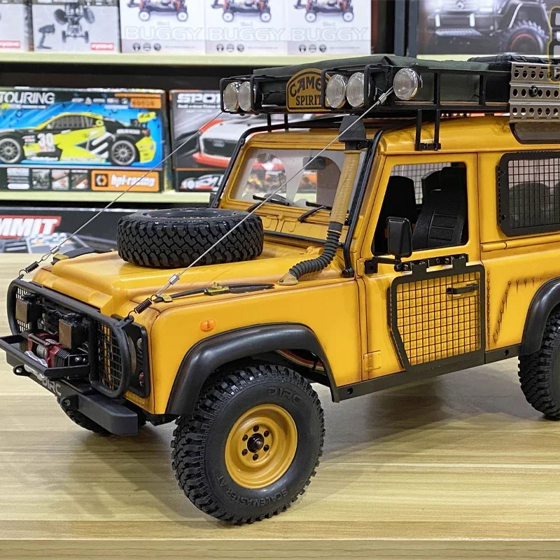 D1rc 1/10 Land Rover Defender D90 Camel Cup Simulation Rc Remote Control Climbing Bike Metal Second Gear Gear Frame