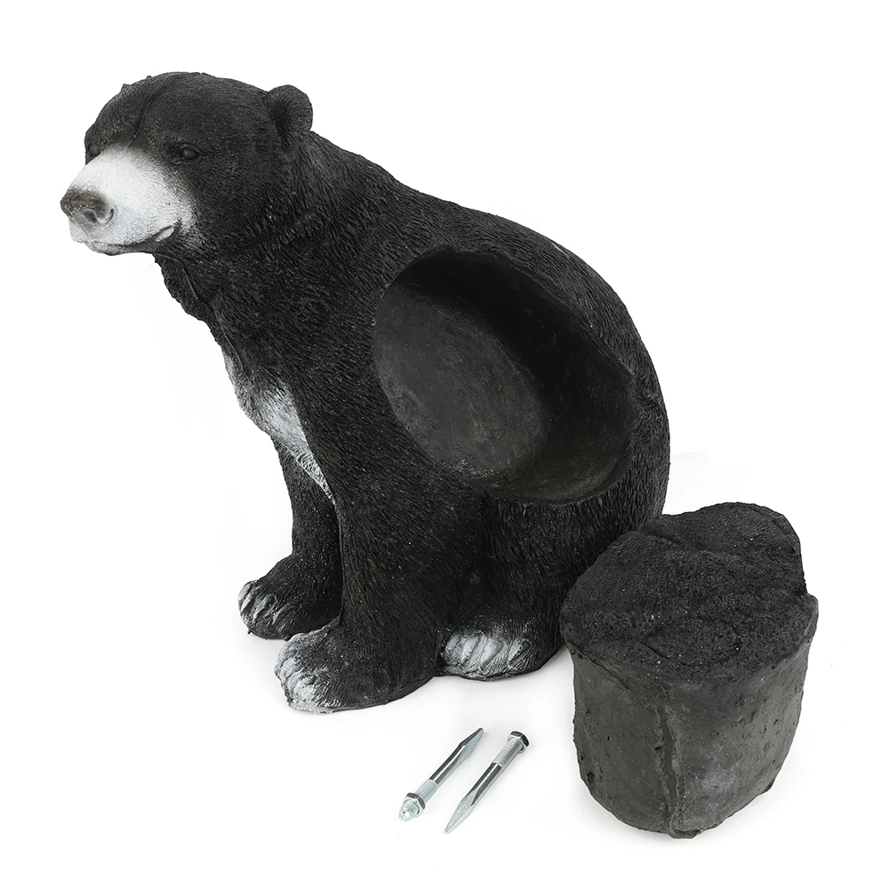 3D Black Bear Archery Target (PU, Replaceable Bullseye) - Archery Accessories Outdoor Supplies Factory Direct In-Stock
