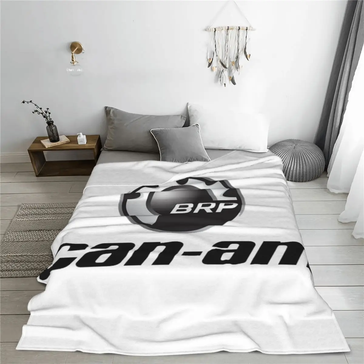 

BRP Can Am LOGO Blankets Fleece Sofa Throw Blanket Super Soft Throw Blankets for Couch Bedding Outdoor Throws Bedspread Quilt