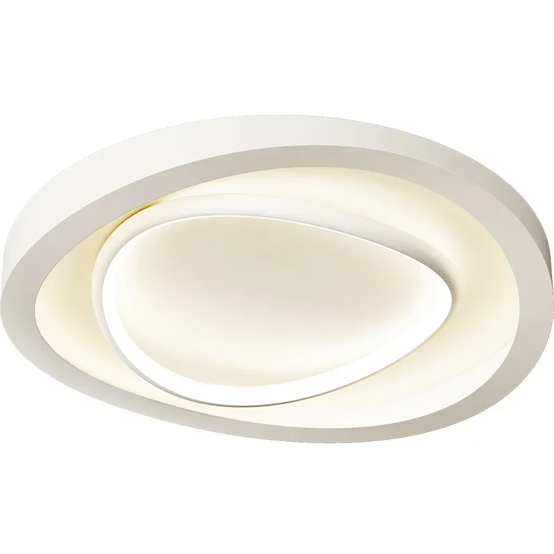 

Bedroom led ceiling light, eye protection full spectrum minimalist cream wind room main light