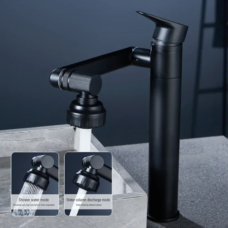 1080 درجة قطب بالوعة الحمام خلاط سطح الخيالة وظيفة مزدوجة سبلاش برهان مياه الحنفية دش مهوية مجموعة حوض المنزل صنبور