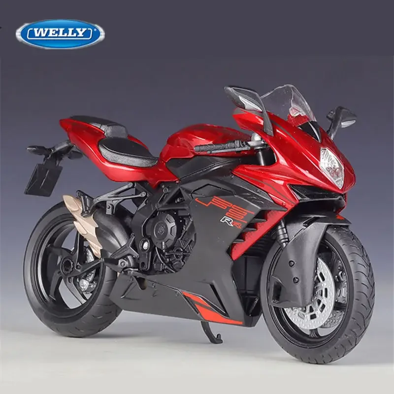 

WELLY 1:12 2022 MV Agusta Superveloce Ago Alloy Diecast SimulationStreet Racing Motorcycle Model Boys Toy