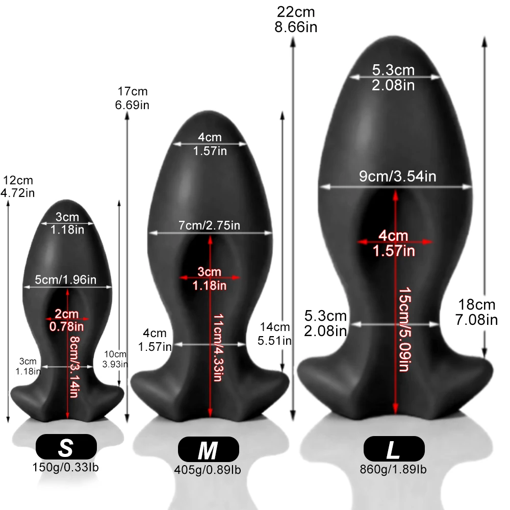 Butt plug anal in silicone giocattolo anale uomo e donna_voghion.com