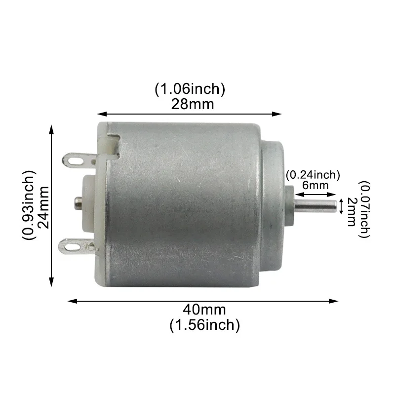 DC1.5-6V Brushless Mini DC Motor 3V 5V Micro Electric DC Motor for Toys Car Electric Boat Fan Mini Engine High Speed 5000RPM
