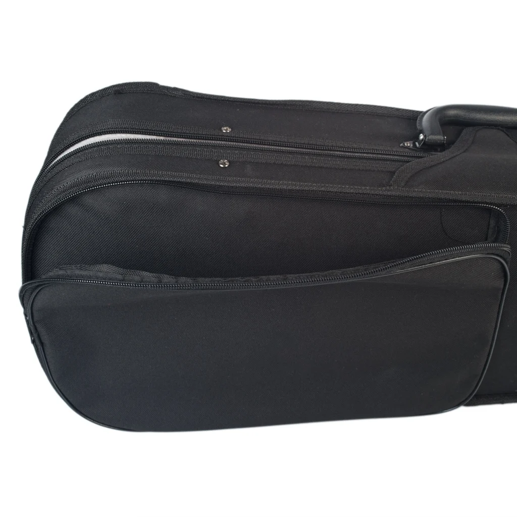 Practical Violin Case 1/2 Size Professional Triangular Shape Violin Hard Case -Silver Inside Violin Parts New