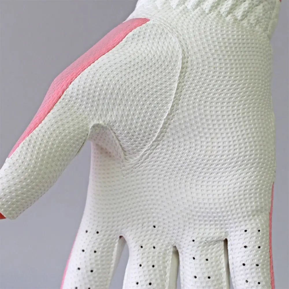 

Comfortable Women's Sport Gloves Breathable Non-slip Fingerless Golf Gloves Fingerless Mesh Golf Mittens Outdoor Sports