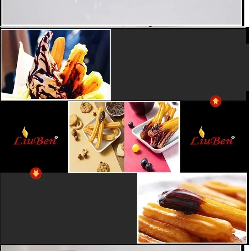 Nuevo WDG3 Churrera Maker 3L máquina Manual de Churros de acero inoxidable máquina de Churrera española máquina extrusora de Churro