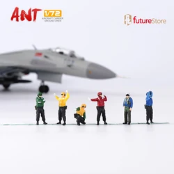 ANT Toys 1/72 Scale Aircraft Ground Crew Soldier Scene Accessories Figure Fit 1:72 Airplane Models