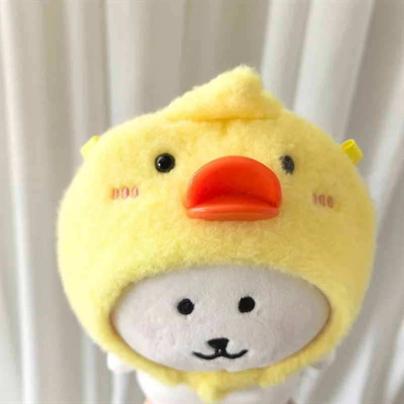 

20 см самозапутывающийся чехол на голову куклы-медведя 8-дюймовый хлопковый головной убор для куклы, аксессуар для игрушечной фигурки, милый костюм капибары, шляпа для кукол