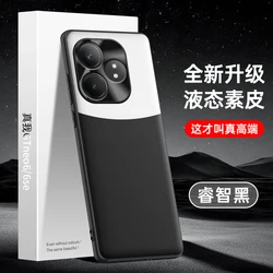 FOR Realme GT6 GT 6T Neo6 SE 5G Case Luxury Leather Skin-friendly PC Hard Cover For Realme GT6 shockproof bumper Funda