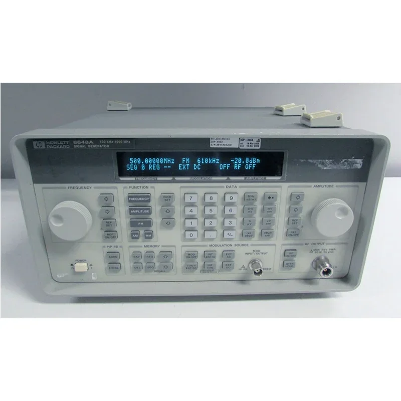 1PCS Agilent HP8648A 100K-1000MHz signal Generator