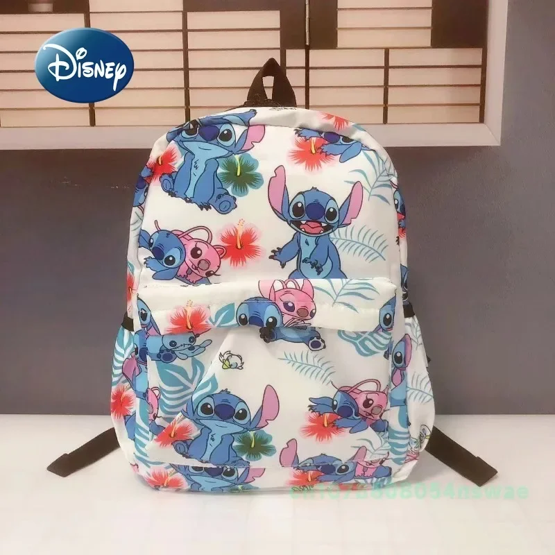 Новый детский рюкзак Disney Stitch, элитный бренд, модные детские школьные сумки, студенческий рюкзак с героями мультфильмов, высокое качество