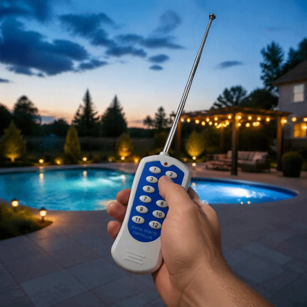433MHz RF Remote Control Transmitter 315MHz 1527 Chip 12 Button Remote Control ABS Plastic Housing Soft Silicone Buttons