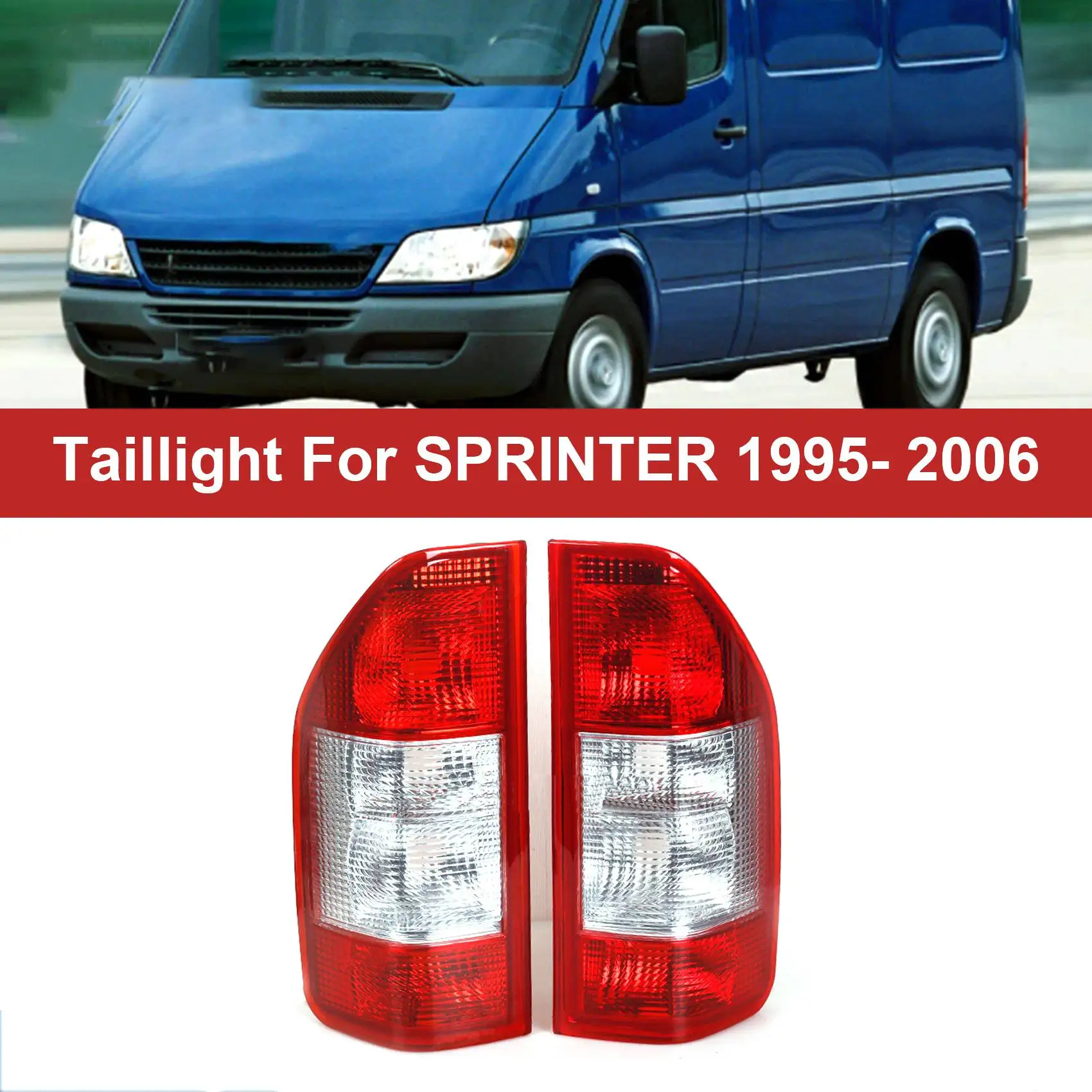 Truck Right Taillight Without Bulb Rear Brake Stop Lamp Taillight for Mercedes-Benz SPRINTER 1995- 2006