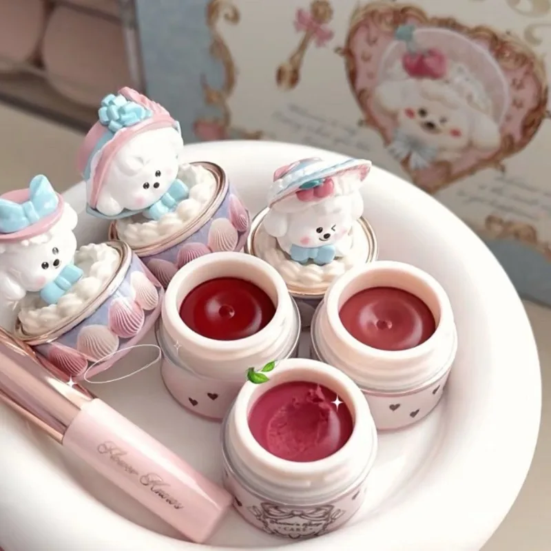 FlowerkWindows Never's Shop Collection Lip Romige Matte Lippenstift Natuurlijke Fluwelen Afwerking Hydraterende Vitamine E Make-up Set Lip Modder