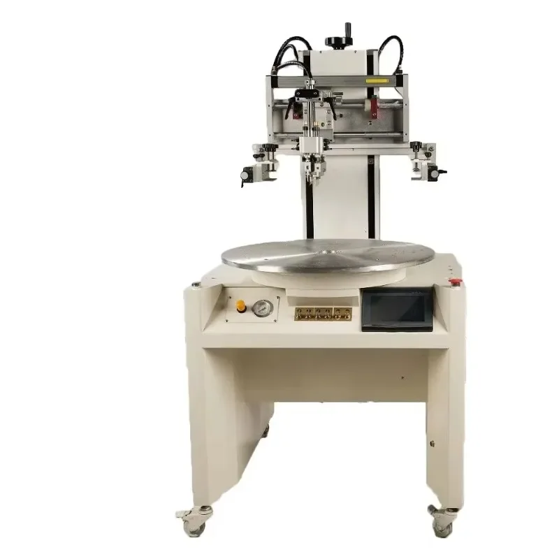 【specialized】New Sanjin High Quality Automatic Single Color Plastic & Paper Cup Logo Curved Screen Printing Machine