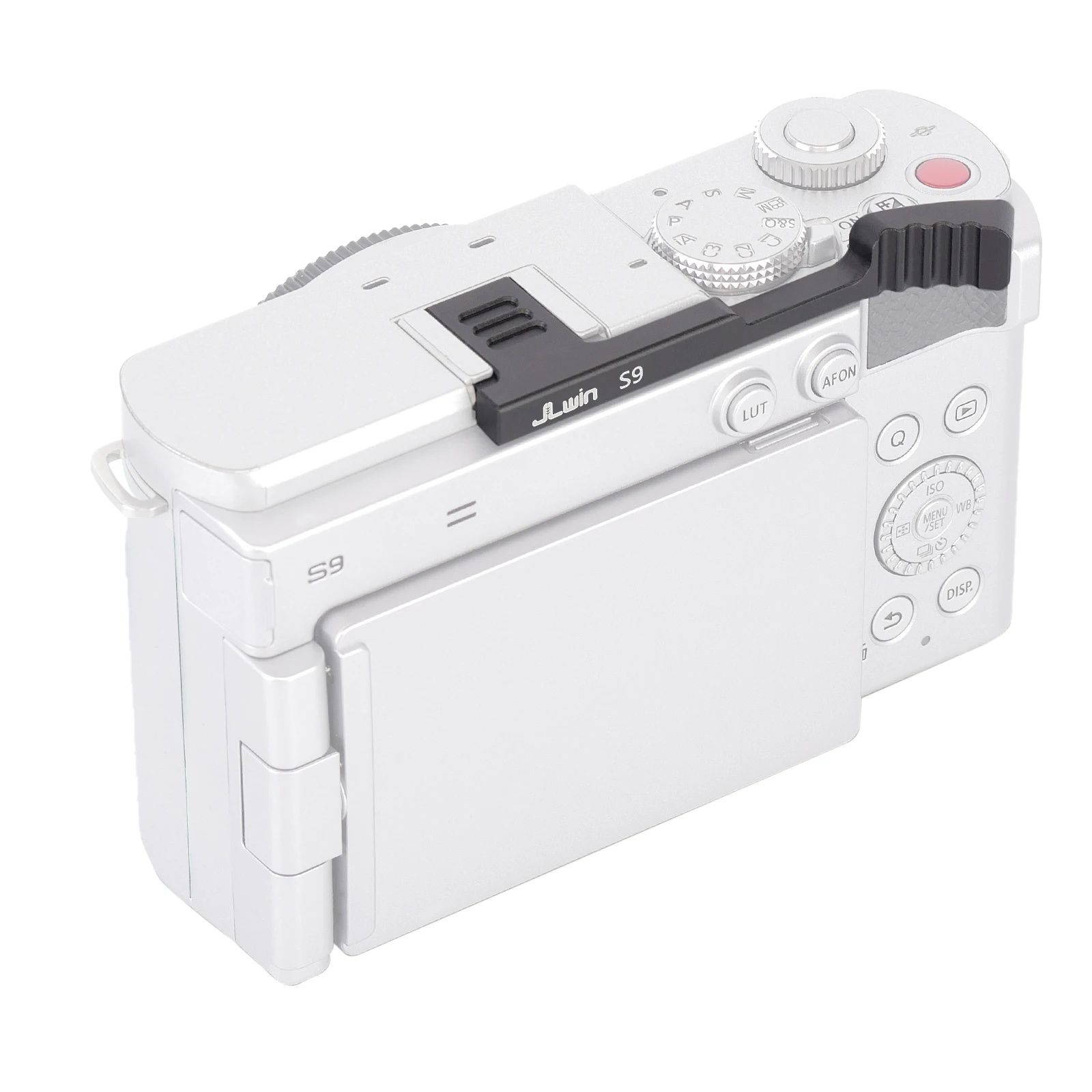 Metalowy uchwyt na kciuk FOTGA do aparatu Panasonic S9, mocowanie na gorącą stopkę, akcesoria do aparatu Ricoh S9, wygodny i bezpieczny uchwyt. — zdjęcie produktu 4