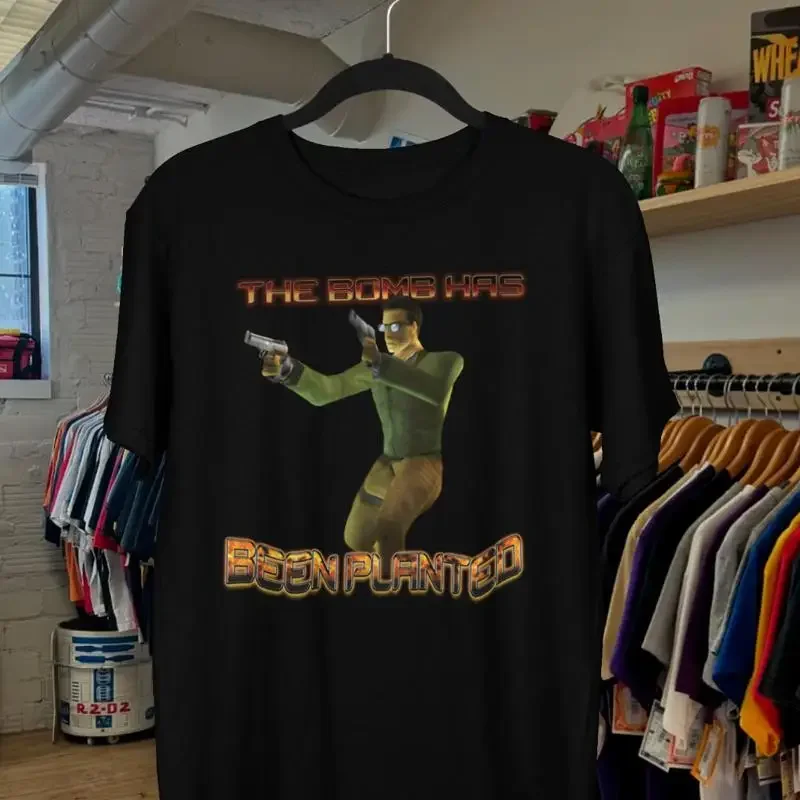 Vintage Counter Strike CS2 Bootleg T Shirt The  Has Been Planted