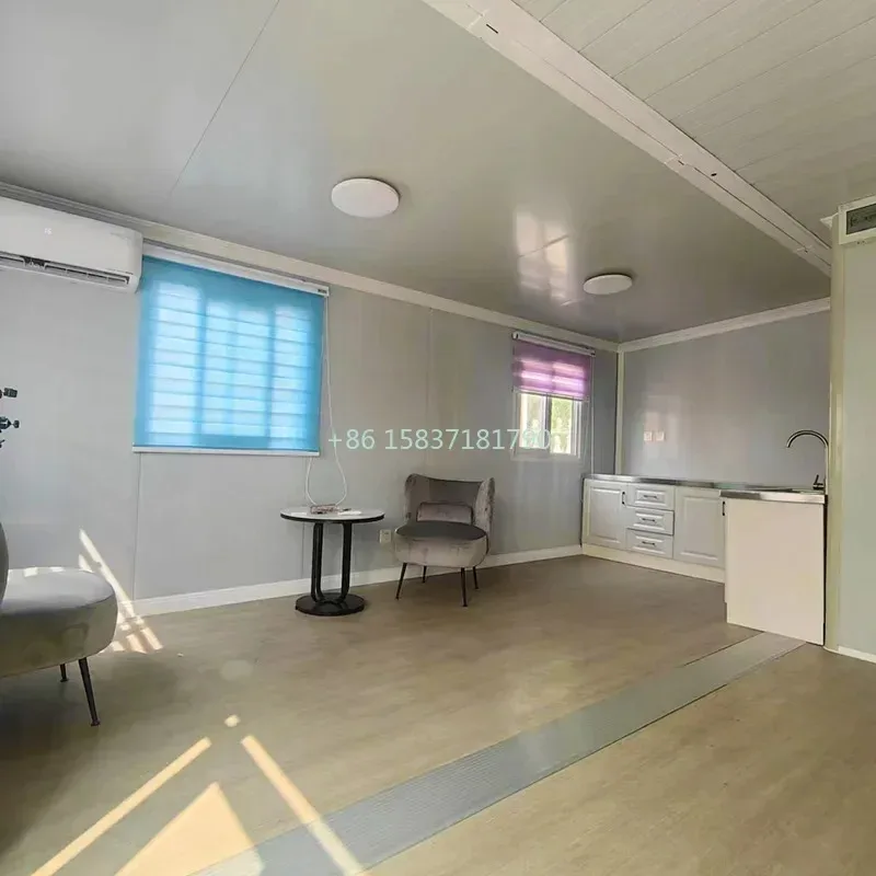 Low Price Tiny Home Folding Container House Customized Prefabricated Flat Pack Prefab Detachable Modular Container House for US