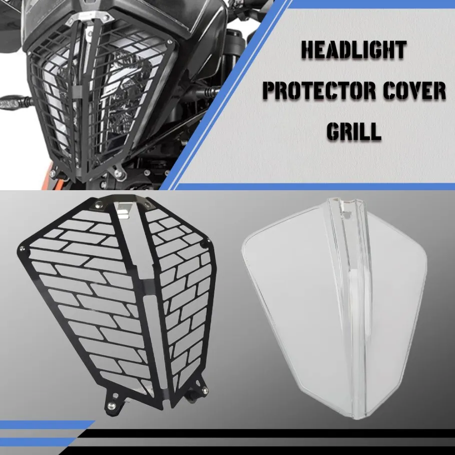 

890 Adventure S R 2019-2023 Motorcycle Headlight Protector Grille Guard Cover Protection Grill For KTM 390 ADVENTURE SW 790 ADV