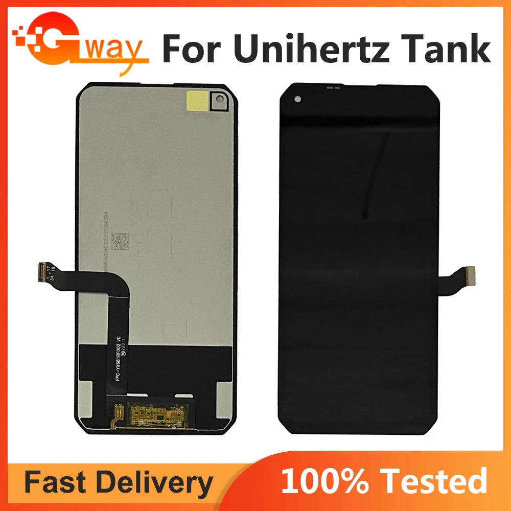 New Tested 6.81 inch LCD For Unihertz Tank 1 LCD Display With Touch Screen Assembly Unihertz TANK  LCD DISPLAY Replace Parts