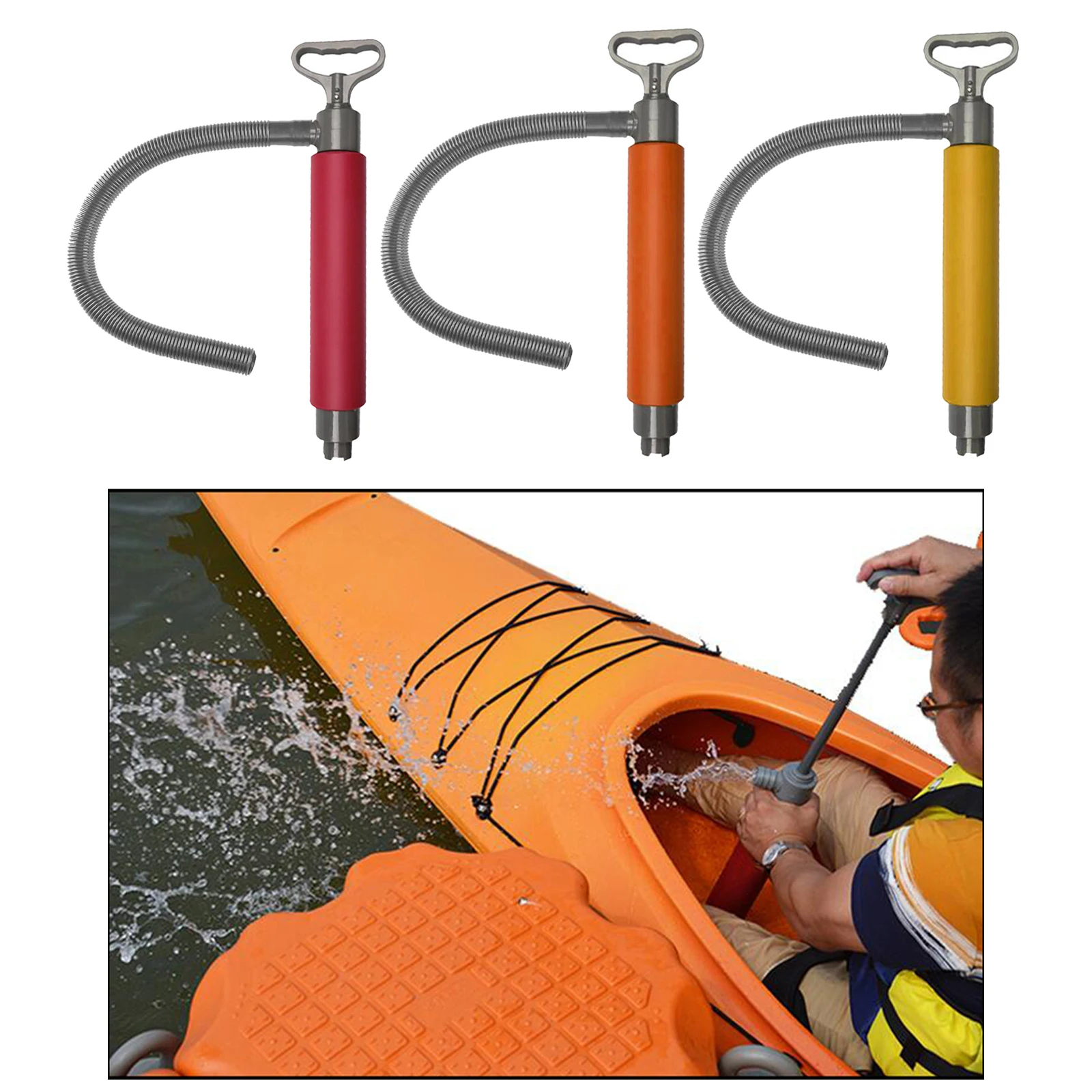 

Морской каяк, трюмный насос, лодки, ручные водяные насосы с трубкой, инструмент для выживания, лодка