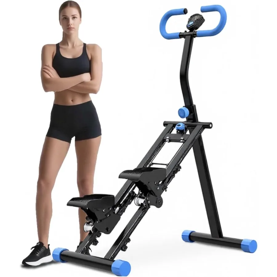 Escalera paso a paso para gimnasio en casa, escalador Vertical, máquina de entrenamiento para entrenamiento de cuerpo completo, escalador de ejercicio Cardio plegable con ajustable