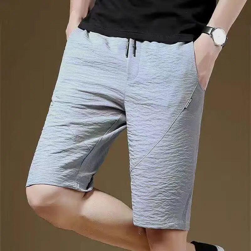 New Men's Sports Casual Trendy Cropped Pants Men's Loose Breathable Summer Pirate Shorts