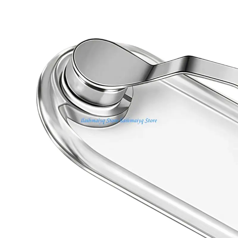 

573B Glasses Holder For Eyewear Storage On Collar Or Badges Lightweight Metal Brooch Number Plate Glasses Clip