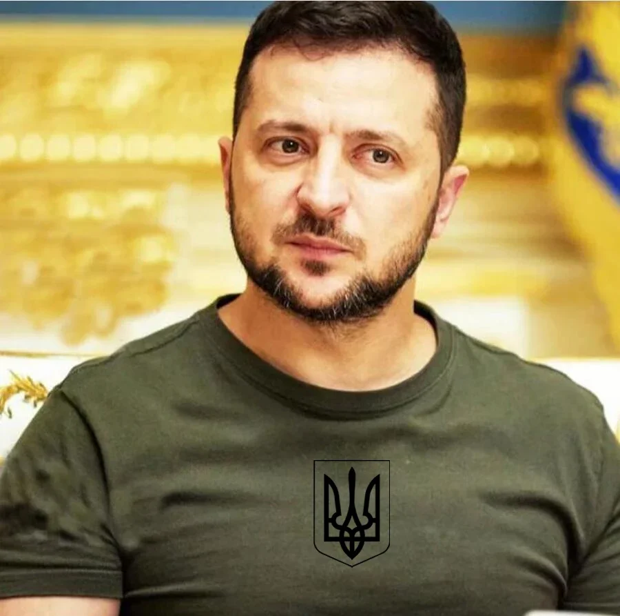 Ukraine T-shirt Men T-shirts Male Ukrainian T Shirt Ukraine Trident Army Cotton Short Sleeve Tee Shirt Zelensky Clothes Tops Tee