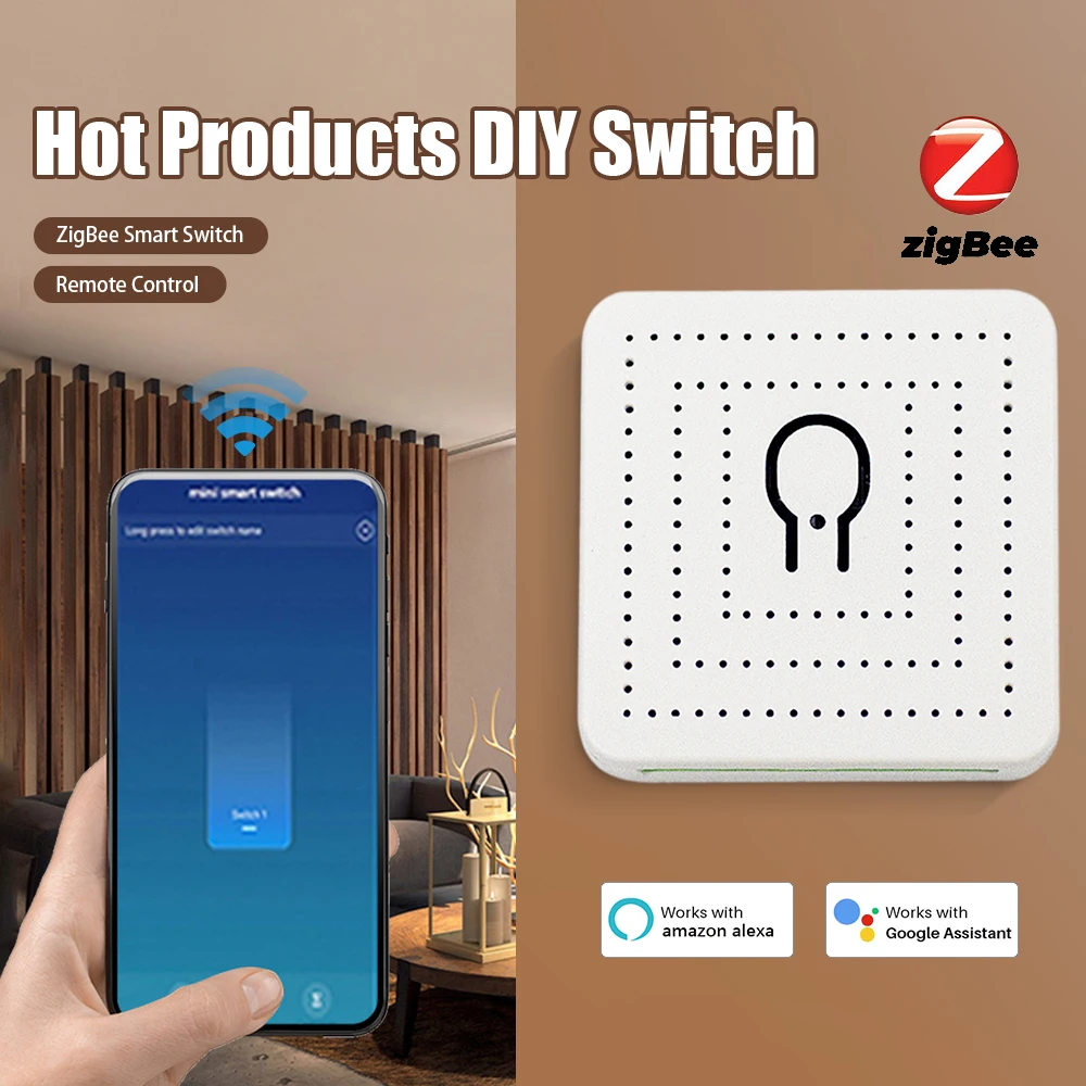 

NEW 16A Smart Zigbee switch for ewelink App zigbee 3.0 hub 2-way control Zigbee Router Extender Alexa Google Home Assistant mqtt