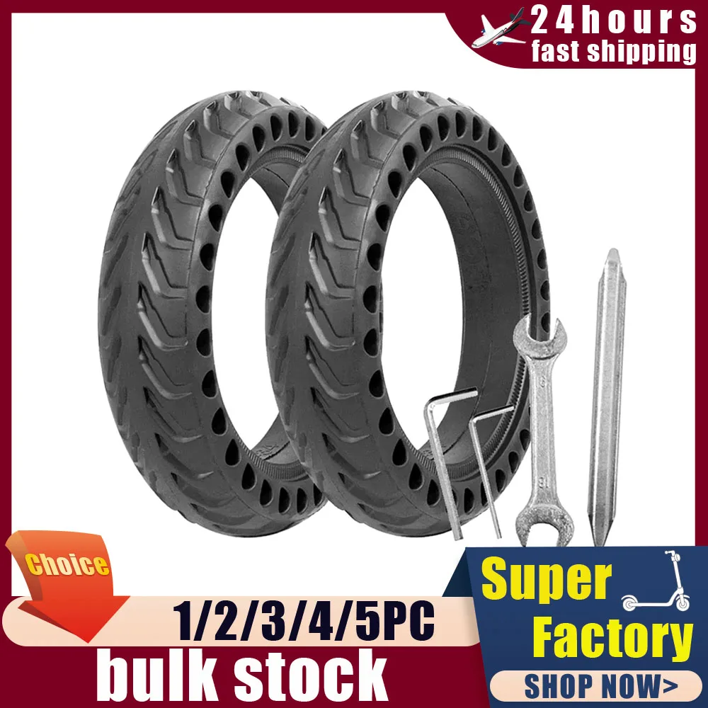 

8 1/2x2 Solid Tubeless Tire Electric Scooter Accessories 8.5Inch Honeycomb Tyre For Xiaomi M365 Pro2 Pro 1S Essential Wheel Part