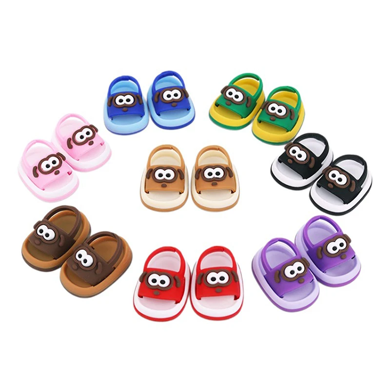 Vendita calda 15/17 cm scarpe da bambola mini scarpe di plastica per bambole mini scarpe da dito accessorio di abbigliamento per bambole da 6,9 pollici