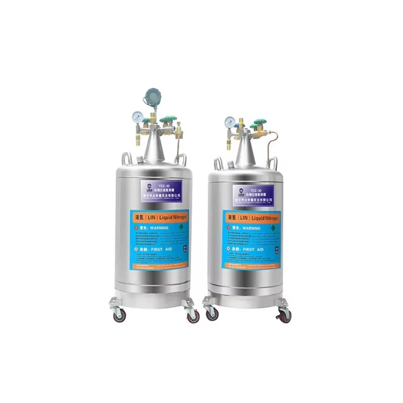 Cryogenic Dewar Laboratory Ydz 50L 100L 150L 175L 200L 230L Automatic Pressurized Liquid Nitrogen Vessel Dewar Tank