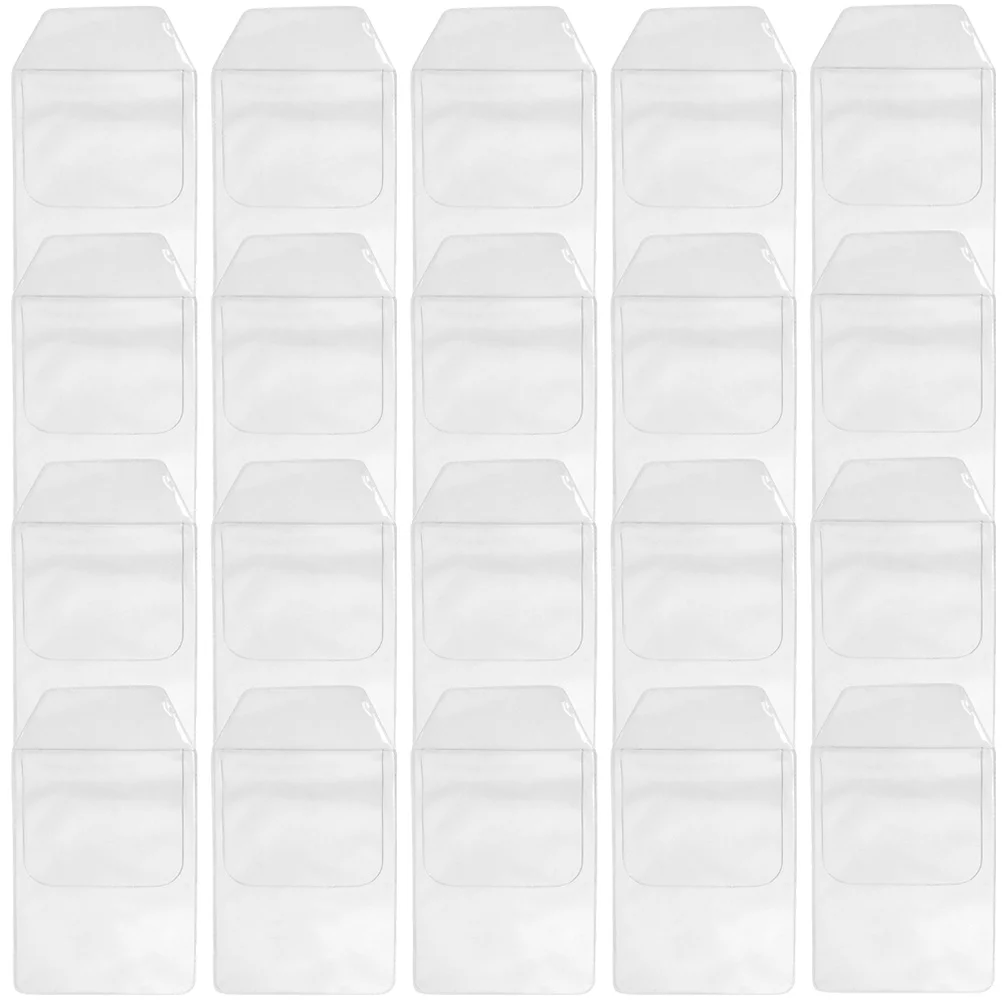 20 Stück transparente Stiftaufbewahrungsbeutel, PVC-Einsatztyp, Krankenschwester-Stift-Organizer, Taschenschutz für Ärzte, Krankenhausbedarf