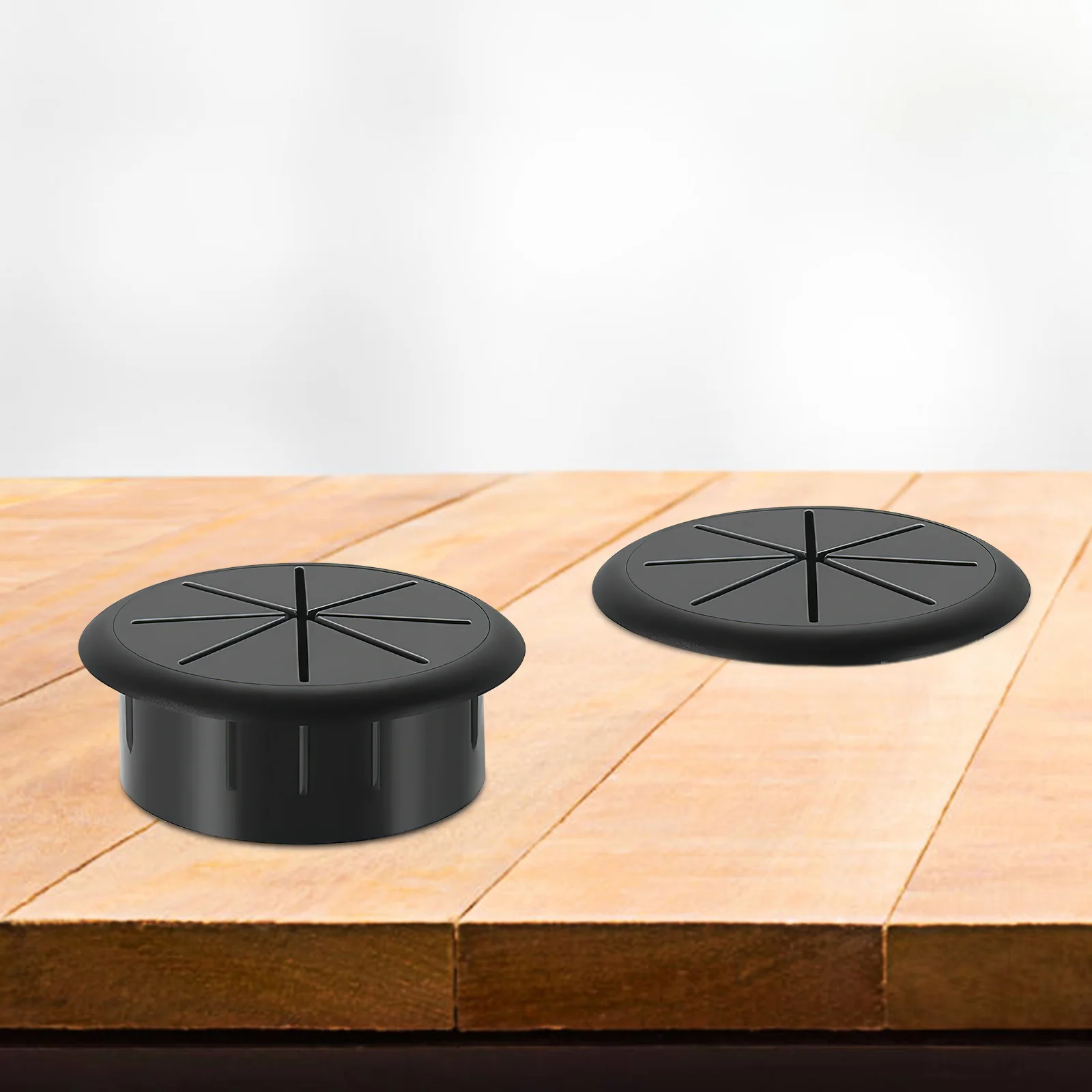 

5Pcs Desk Wire Hole Cover 2 Inch Cable Grommet for Furniture Wire Organizer Keeps Desk Clean and Tidy Cable Hole Cover