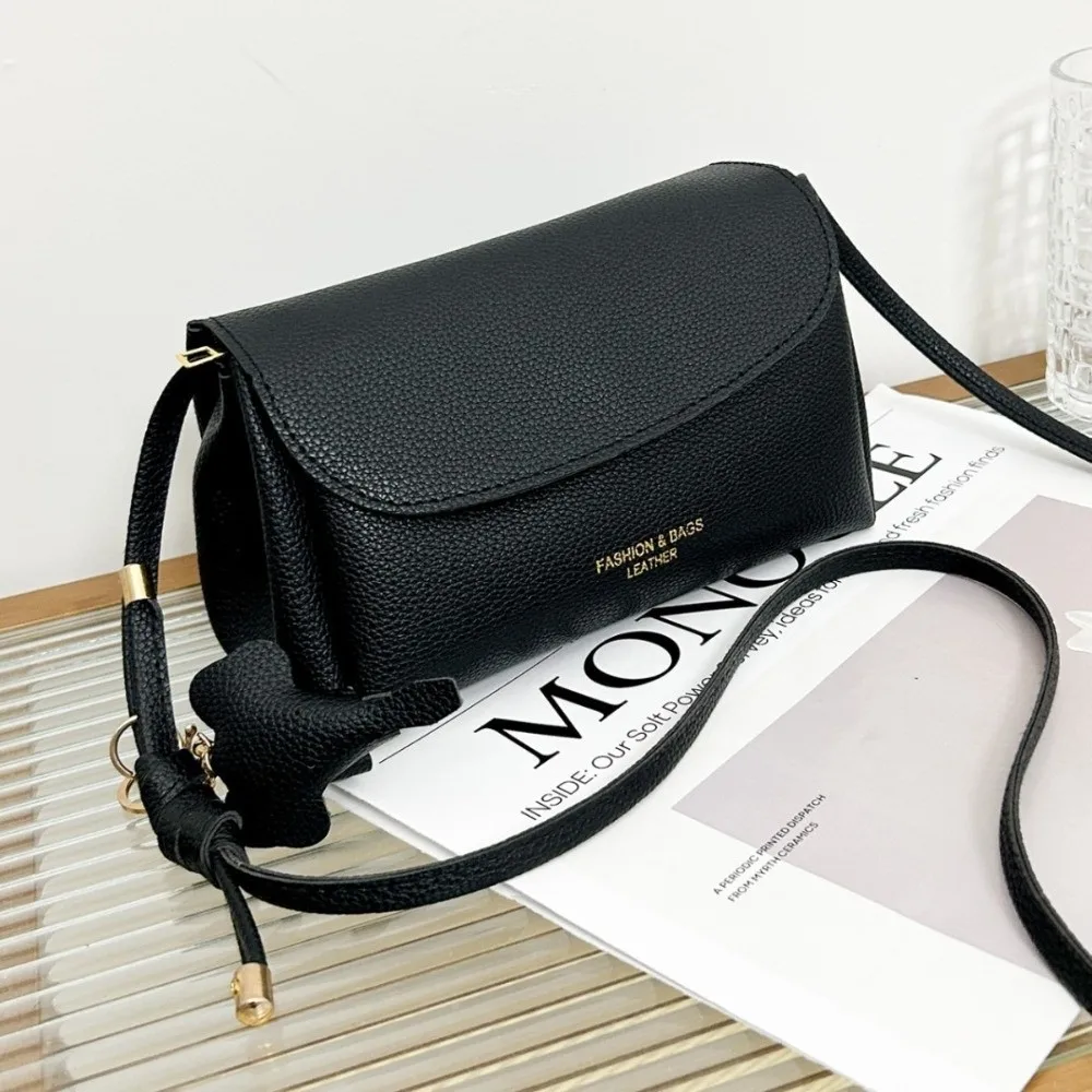 Neue Damen-Umhängetaschen aus weichem Leder, modische Vintage-Handtasche, leichte, tragbare Umhängetasche, Geschenk für Frauen – Detail 7
