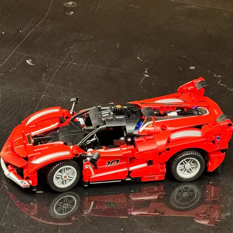 

Новинка 2025 года, MOC на складе, строительные блоки, механическая серия FXX K, строительные блоки для мальчиков и девочек, гоночная игрушка в подарок 42212 ﻿