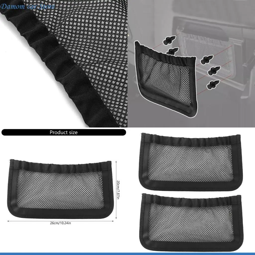 

A2UC Rear Backrest Cargo Bag Organizers Mesh Pocket for Beach Buggies 715003019