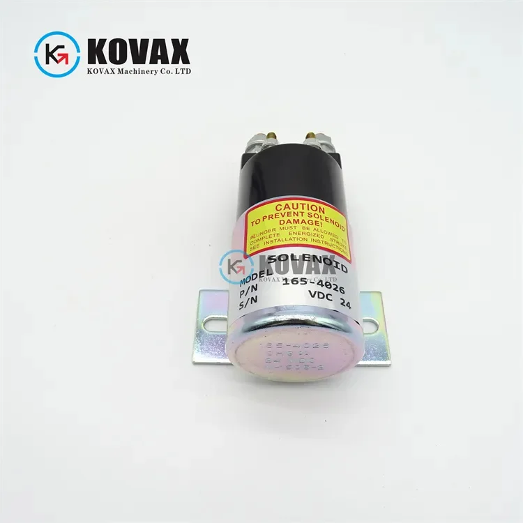 165-4026 1654026 3T-0376 12V Fuel Shut Off Solenoid for Caterpillar CAT E312C E320C E320B