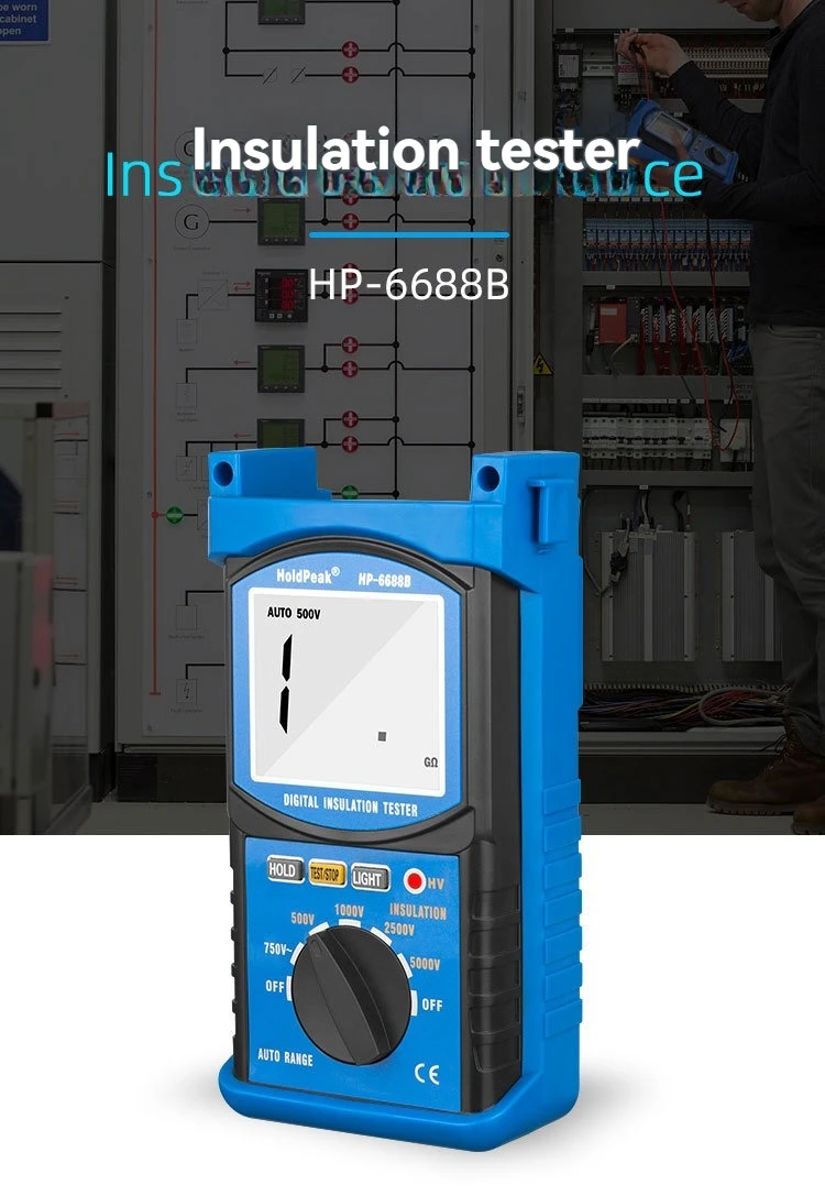 HP-6688B/C/F Insulation Resistance Current Tester 5000V200G Automatic Range Resistance Tester