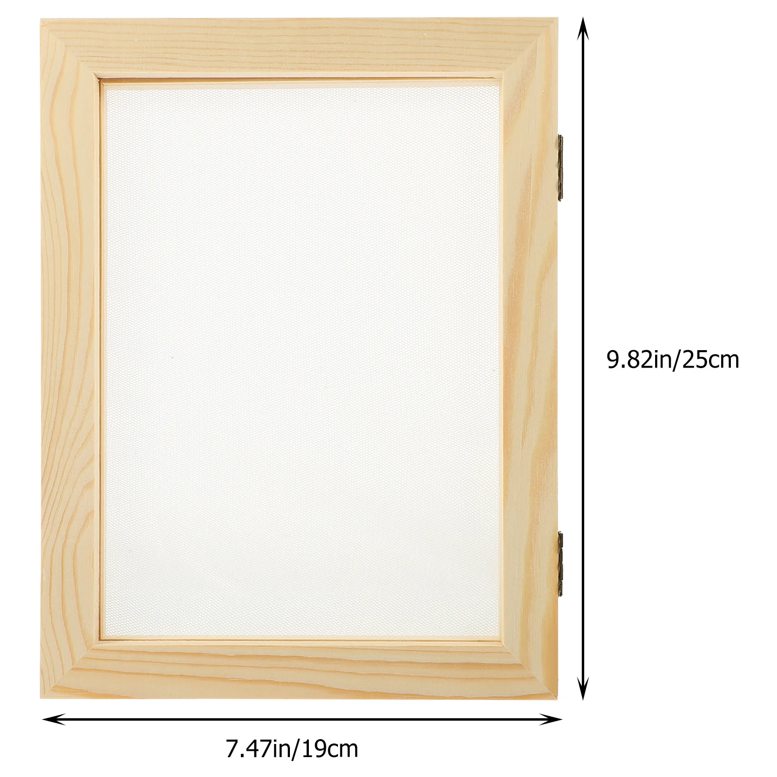 Pine Wood Paper Making Frame Diy Craft Tool For Kids Handmade Paper Screen Printing Educational Science Handicraft Wooden